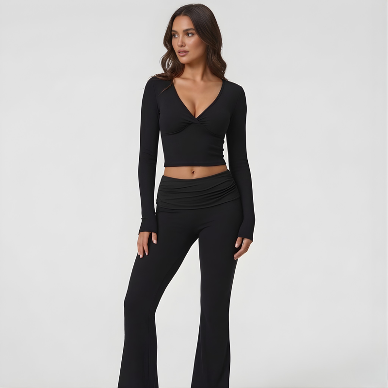 Lounge Flared Set with Built-in-Pads